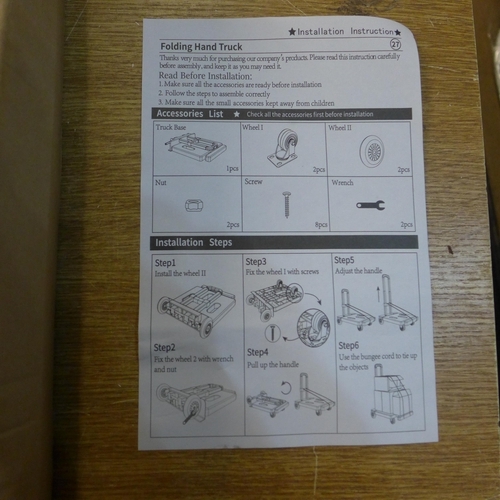 2054 - Spacekeeper folding hand truck - sealed