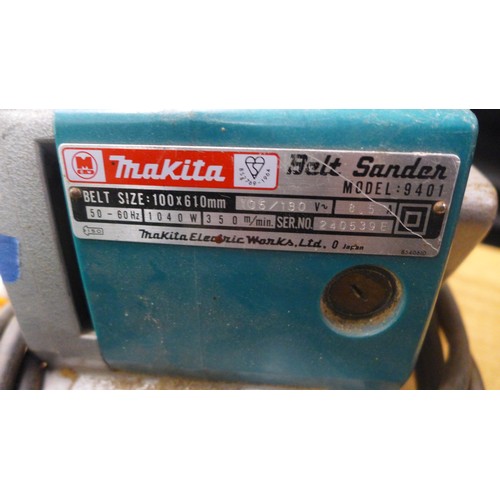 2018 - Transformer & Makita belt sander