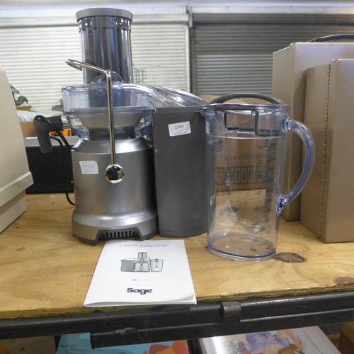 2366 - Sage Nutri Juicer (BJE430)