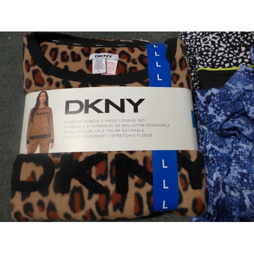 3019 - Women's DKNY pyjamas - various colours, prints & sizes * this lot is subject to VAT