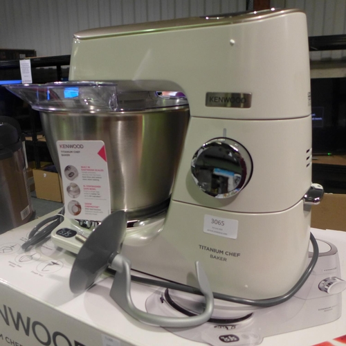 3065 - Kenwood Chef Titanium Pearlescent White Stand Mixer, original RRP £316.66 + VAT (292-137) * This lot... 