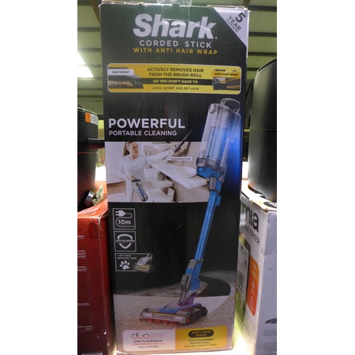 3080 - Shark Corded Stick Vacuum Cleaner, original RRP £149.99 + VAT (292-139) * This lot is subject to VAT