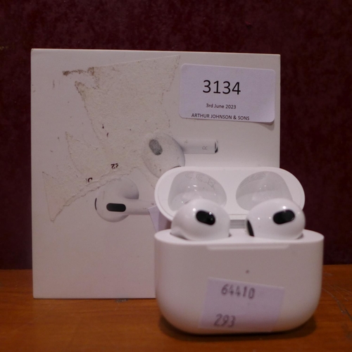 3134 - Apple Airpods (3rd Gen) Model: MME73ZM/A (293-372)  * This lot is subject to vat