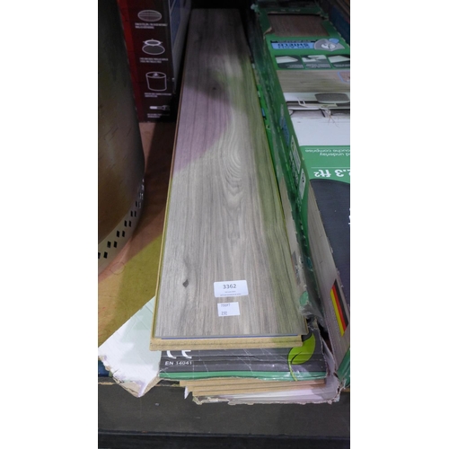 3362 - Pack Of Laminate Grey Hartford Oak Flooring (292-253) * This lot is subject to VAT