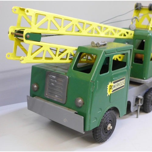 696 - A Marx Mobile Crane Truck, boxed