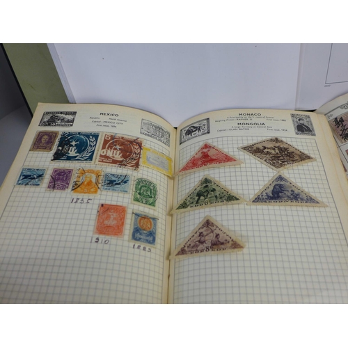 737 - Three albums of stamps, including Stanley Gibbons, Great Britain, partially complete