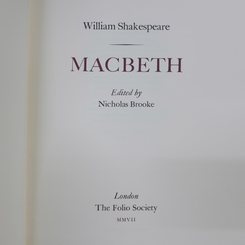 765 - The Letterpress Shakespeare Macbeth, numbered edition, published by the Folio Society