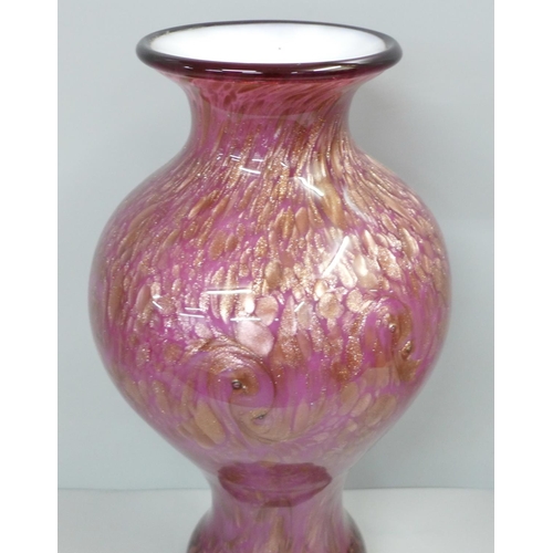 783 - A large Caithness Tsarina glass vase, 35cm