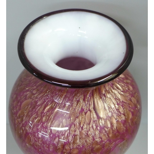 783 - A large Caithness Tsarina glass vase, 35cm