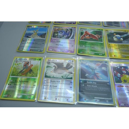 838 - Fifteen vintage reverse holo Pokemon cards