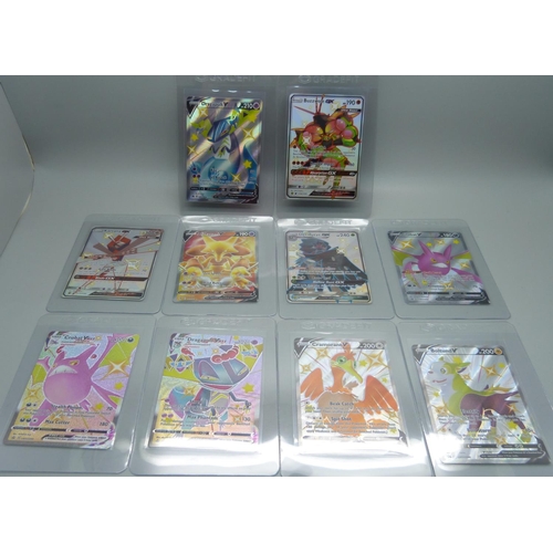 841 - Ten rare English Pokemon cards