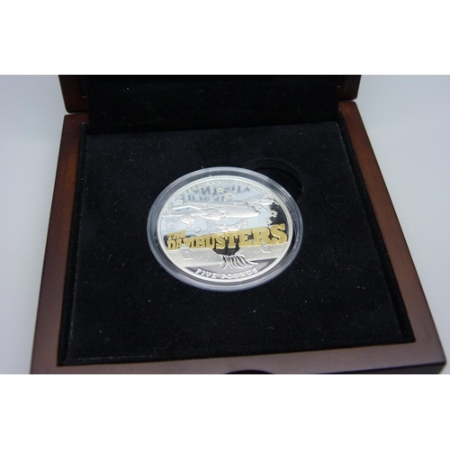 846 - A silver proof £5 coin, 70th Anniversary of The Dambusters, limited edition