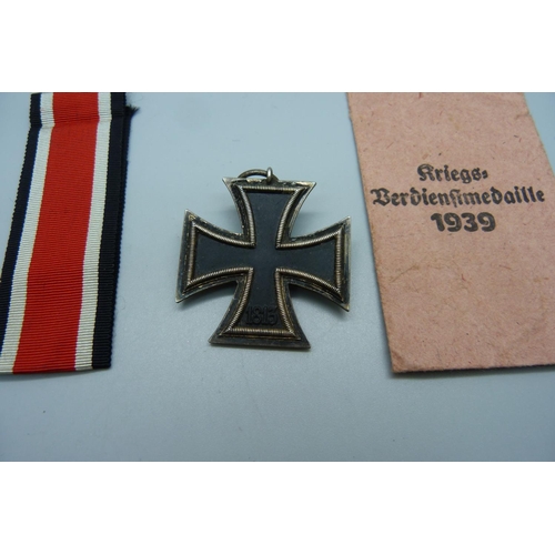 906 - A German second class Iron Cross medal