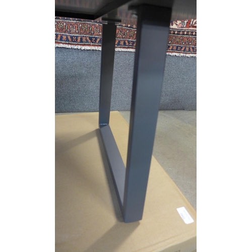 1542 - A stone grey concrete effect coffee table