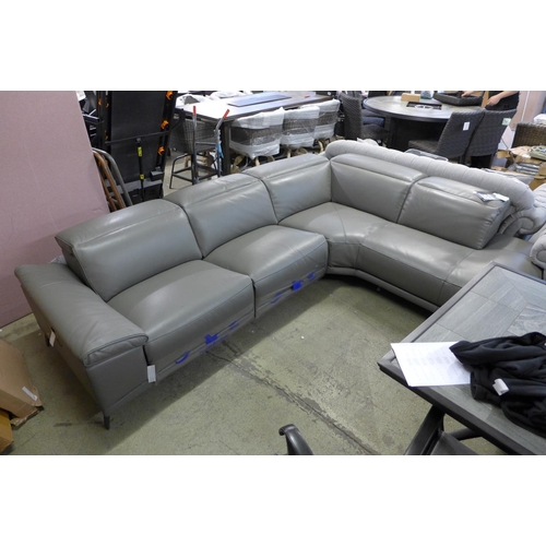 1560 - Kuka Rachel Medium grey Rfh Sectional sofa, Original RRP - £1999.99 + VAT (4168-14) *This lot is sub... 