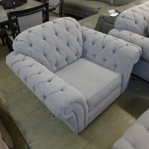 1562 - Bordeaux Fabric Chair M  Button Back 'Mushroom', Original RRP - £583.33 + VAT (4168-9) *This lot is ... 