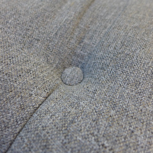 1563 - Bordeaux Fabric F/Stool M buttoned 'Mushroom', Original RRP - £308.33 + VAT (4168-10) *This lot is s... 