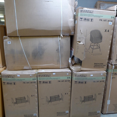 1567 - Agio Edison 9 piece High Fire dining Set, Original RRP - £2416.65 + VAT (4168-4) *This lot is subjec... 