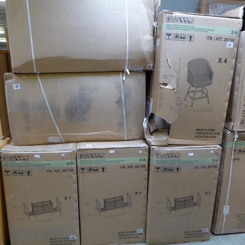 1569 - Agio Edison 9 piece High Fire dining Set, Original RRP - £2416.65 + VAT (4168-6) *This lot is subjec... 