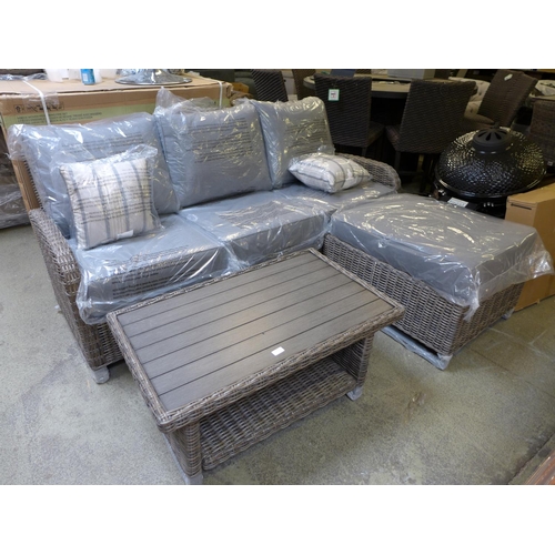 1570 - Richmond 3 piece (Cast Slate) Patio Set Pacific Casual , Original RRP - £1249.91 + VAT (4168-26) *Th... 