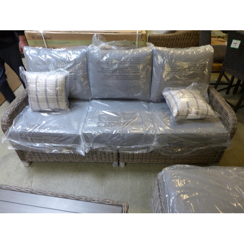 1570 - Richmond 3 piece (Cast Slate) Patio Set Pacific Casual , Original RRP - £1249.91 + VAT (4168-26) *Th... 