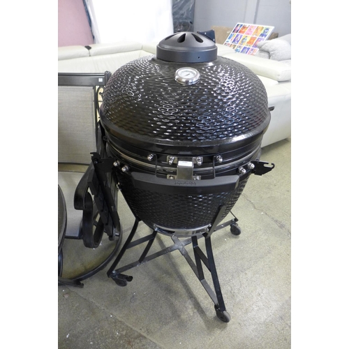 1586 - 24  Kamado Grill Black Inc Cover, Original RRP - £666.66 + VAT (4168-2) *This lot is subject to VAT