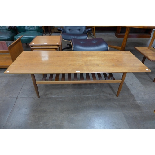 10 - A G-Plan teak rectangular coffee table