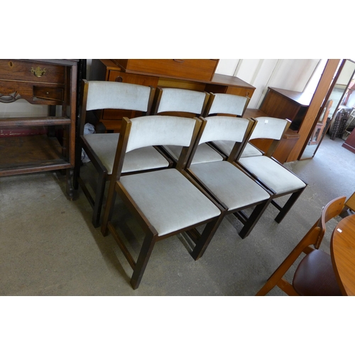 111 - A set of six Danish Farstrup beech dining chairs