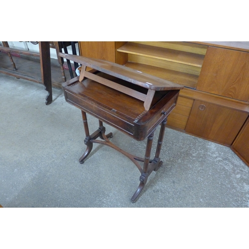 131 - A Regency mahogany adjustable draughtman's table, manner of Gillows of Lancaster