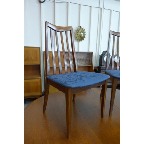 17 - A G-Plan Fresco teak dining table and six chairs