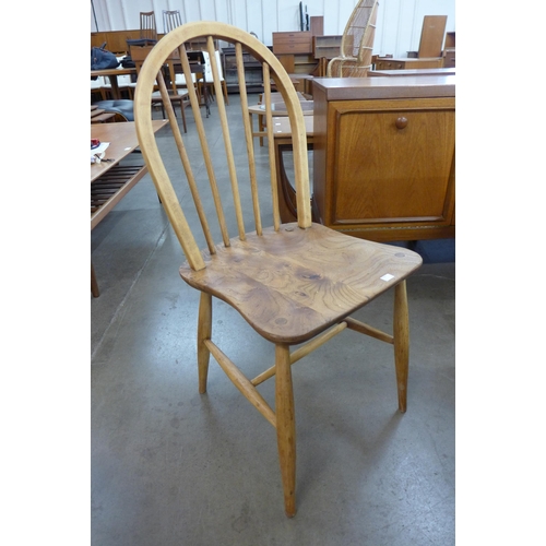 40 - A set of four Ercol elm and beech Windsor chairs