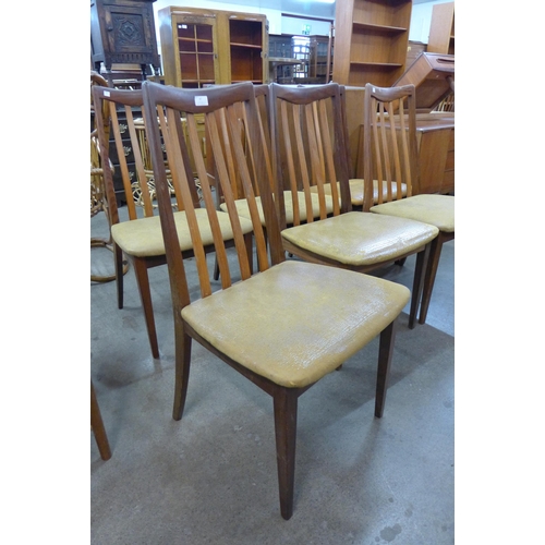 47 - A set of six G-Plan Fresco teak dining chairs