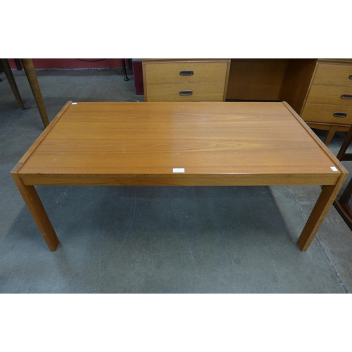 6 - A teak rectangular coffee table