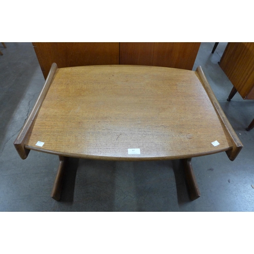 97 - A G-Plan Katrina teak coffee table