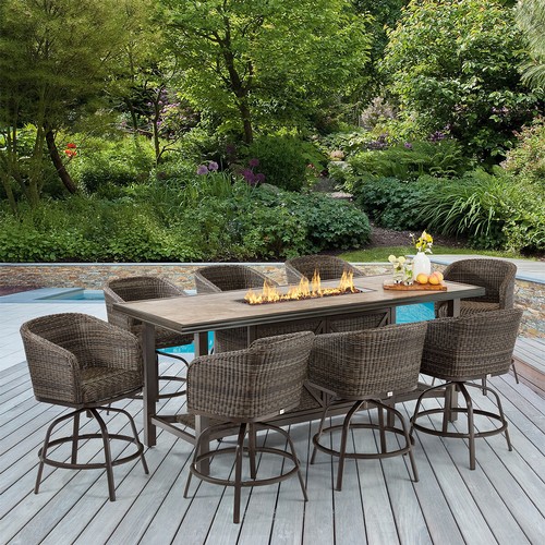 1568 - Agio Edison 9 piece High Fire dining Set, Original RRP - £2416.65 + VAT (4168-5) *This lot is subjec... 