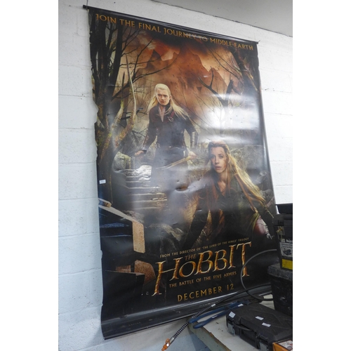 2100 - A large ‘The Hobbit’ poster (approx 217 x 152 cm)