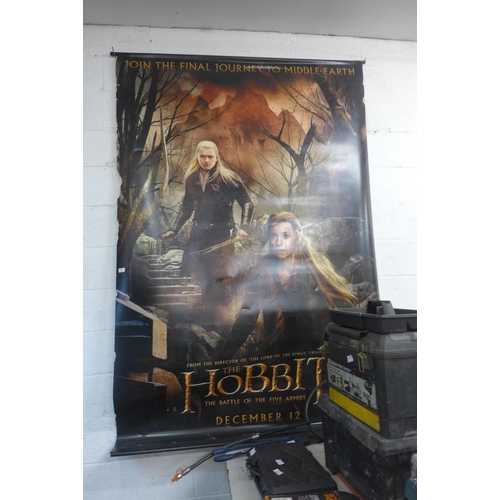 2100 - A large ‘The Hobbit’ poster (approx 217 x 152 cm)