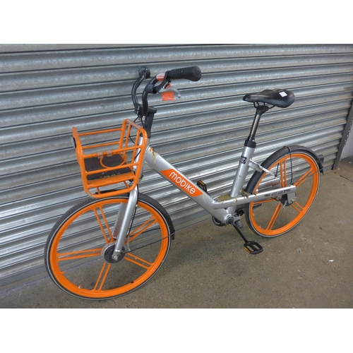 2217 - Mobike aluminium ex-hire minimal service bike - Police repossession