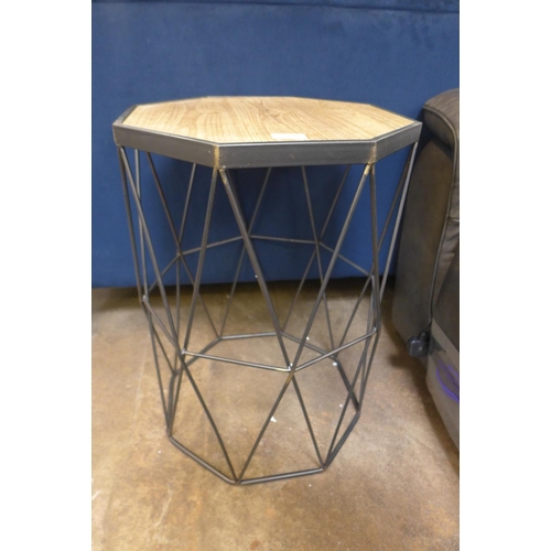 1320 - An industrial geometric style side table