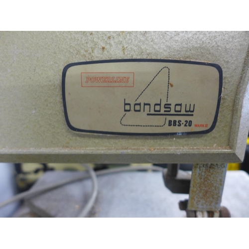 2007 - Powerline BBS-20 Mk II band saw