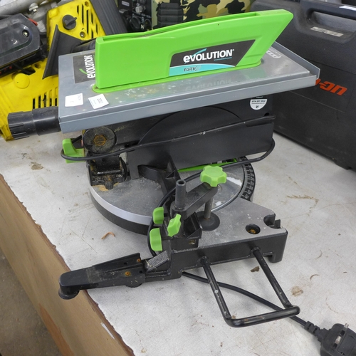 2011 - Evolution chop saw (cuts wood, metal and bricks) - used occasionally