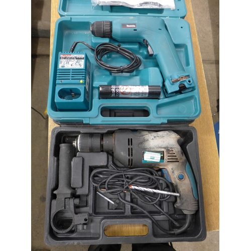 2051 - Spear & Jackson impact drill & Makita drill