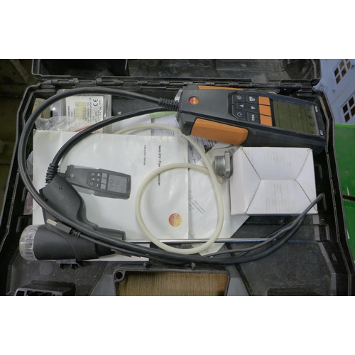 2068 - Testo 310 five gas analyser & Nutool cordless drill (NPT120) with battery & charger