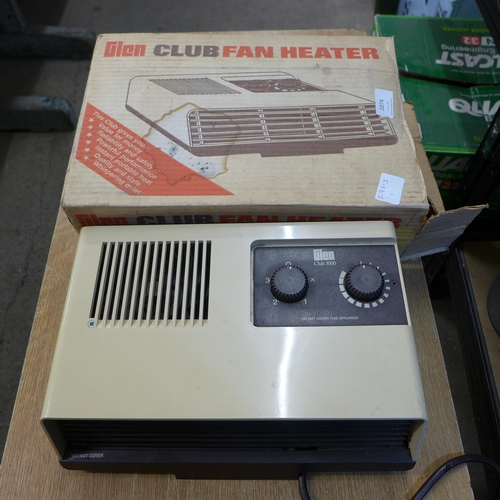 2074 - Glen electric club fan heater