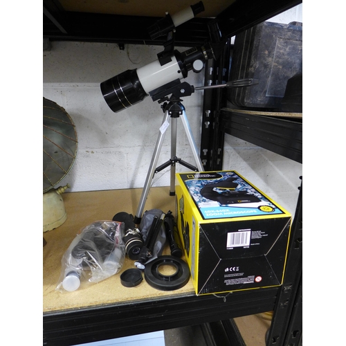 2080 - Telescope & National Geographic microscope