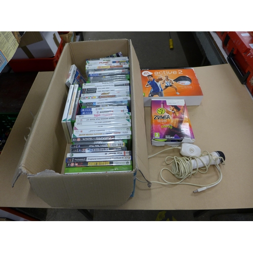 2118 - Box of games: PS 1,2,3 & 4 and Wii games