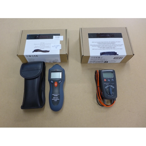 2120 - EMF (Electro Motive Force) meter - sealed & Compact Digital Multimeter - sealed