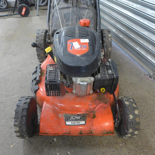 2235 - JDW self-propelled petrol mower EQ743