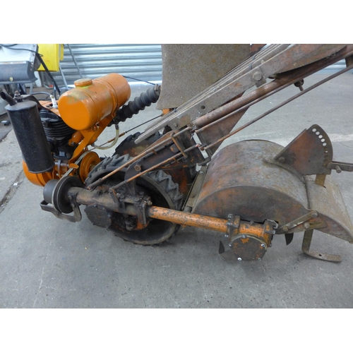 2265 - Howard petrol rotavator/tiller with attachments