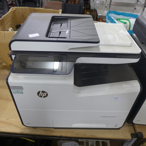 2344 - HP white page wide managed printer - W